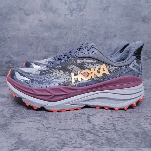 Hoka MEN\'s Lavender and Orange Athletic Size 7D HOKA Women main image 4